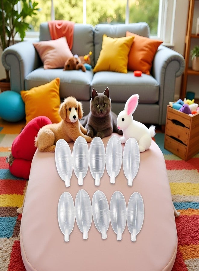 Jizlan 10 Pcs Plastic Squeaky Toy Doll Noise Maker BB Squeakers Squeakers Repair Fix Insert Replacement Dog Cat Parrot Bird Rabbit DIY Toys Accessories - Image 3